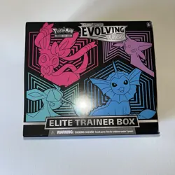 Pokemon TCG Sword and Shield Evolving Skies Elite Trainer Box Factory Sealed - Image 1