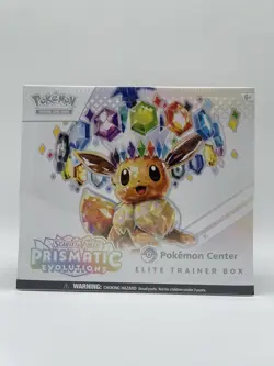 Prismatic Evolutions Pokemon Center Elite Trainer Box PC ETB 💥Factory Sealed 💥 - Image 1