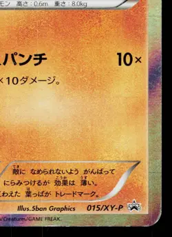 PANCHAM 015/XY-P XY PROMOS JAPANESE POKEMON TCG - Image 5
