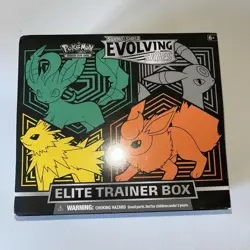 Pokemon TCG Sword and Shield Evolving Skies Elite Trainer Box Factory Sealed - Image 1