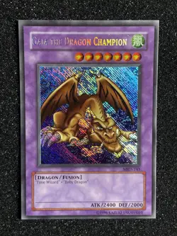 Yugioh Thousand Dragon Gaia The Dragon Champion MRD-143 Misprint Error NFC 1/48 - Image 1
