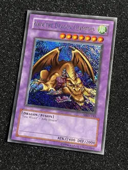 Yugioh Thousand Dragon Gaia The Dragon Champion MRD-143 Misprint Error NFC 1/48 - Image 3