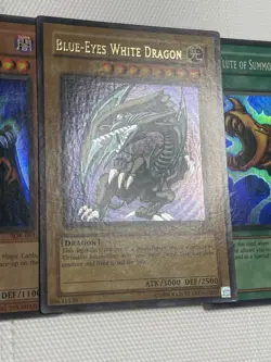 Yugioh Blue Eyes White Dragon SDK-001 Starter Deck Kaiba Wavy Deck Complete Set - Image 5