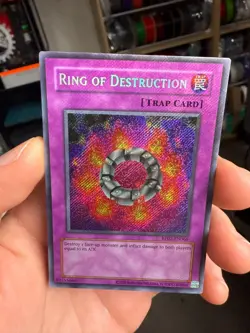 Yu-Gi-Oh TCG Ring Of Destruction RP02-EN066 Near Mint Condition pulled & sleeved - Image 3