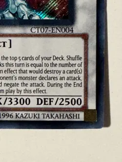 Shooting Star Dragon - Ultra Rare - CT07-EN004 -Limited Ed. - LP/NM - Yugioh TCG - Image 3