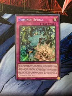 YU-GI-OH Dominus Spiral DOOD-EN079 1st Edition Secret Rare NM - Image 2