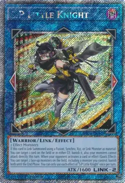 Yugioh! LP S:P Little Knight - RA03-EN049 - Platinum Secret Rare - 1st Edition L - Image 1