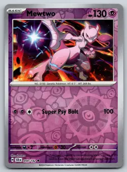 Mewtwo 059/142 SV07: Stellar Crown NM Pokemon Card TCG - Image 1