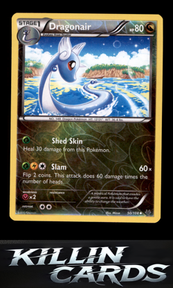 Reverse Holofoil Dragonair 50/108 Pokemon Uncommon XY - Roaring Skies Card NM - Image 1