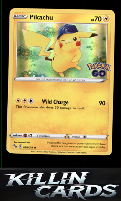 Pikachu (28) 028/078 Pokemon Holo Rare Pokemon GO Card NM - Image 1