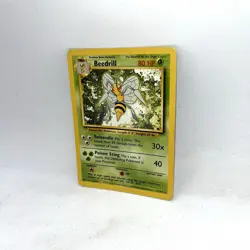Pokemon Card TCG Beedrill Base Set 17/102 Regular Unlimited Rare 1999 WOTC MP - Image 2