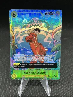 One Piece Card Game Monkey.D.Luffy Op07-109 SR Treasure Rare Alternate Art - Image 1
