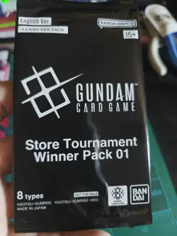 Gundam TCG Store Tournament Winner Pack 01 Card Game Promo Foil Alt Art - Image 1
