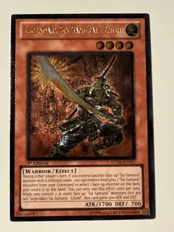 Legendary Six Samurai - Enishi STOR-EN021 Ultimate Rare 1st Edition Yugioh Card - Image 1