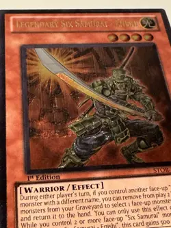 Legendary Six Samurai - Enishi STOR-EN021 Ultimate Rare 1st Edition Yugioh Card - Image 2