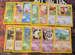 Pokemon Neo Discovery Bundle | 13 Cards | Inc 1st Edition Energy Ark - Image 1