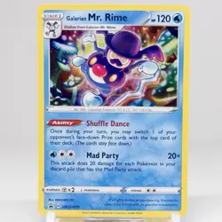 Galarian Mr. Rime SWSH079 - NM Holo Black Star Promo - Pokemon Card - Image 1
