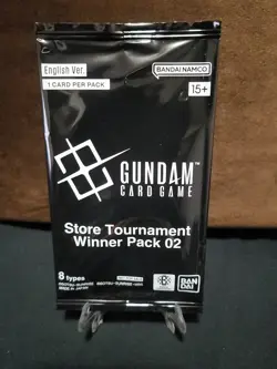 [ENGLISH] - Gundam TCG Card Game Store Tournament Winner Pack 02 *SEALED* - Image 1