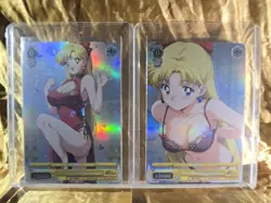 2 x SAILOR VENUS Waifu Goddess Card CUSTOM MADE - Image 1