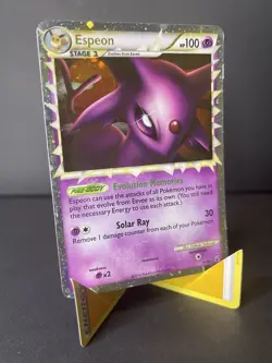 Pokemon- Espeon Prime 81/90 Ultra Rare Holo HGSS Undaunted Card - MP - Image 1