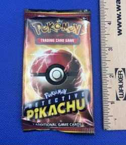 Pokemon Detective Pikachu Movie 2-Card Booster Pack (with SM190 Promo Holo Rare) - Image 1