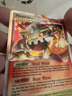 Pokemon Card Heatran LV.X Ultra Rare Stormfront 97/100 MP - Image 4