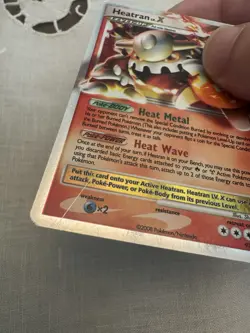 Pokemon Card Heatran LV.X Ultra Rare Stormfront 97/100 MP - Image 5