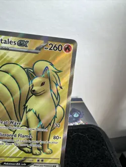 Pokemon Ninetales EX TCG Scarlet Violet-151 Holo Ultra Rare Card 186/165 - Image 4