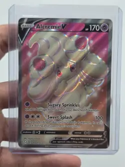 Alcremie V 064/072 Shining Fates NM Full Art Ultra Rare Pokemon Card - Image 1