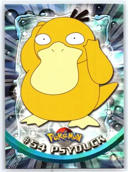 Psyduck #54 - Black Label- NON-HOLO - SERIES 1 - TOPPS Pokemon CARD - LP - Image 1