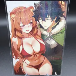 Raphtalia/Naofumi Anime Waifu Card Doujin ACG Goddess Holo - Image 1