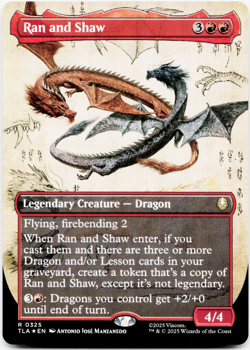 Ran and Shaw (Borderless) - FOIL - [Avatar: The Last Airbender] MTG ?? - Image 3