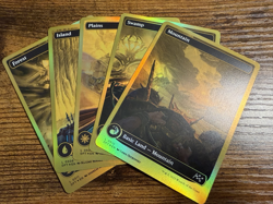 MTG Aetherdrift First Place Foil Drivers Seat Full Art Land Complete Set! - Image 1