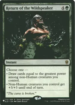 MTG Return of the Wildspeaker Normal NM The List Reprints Magic 172/269 - Image 1