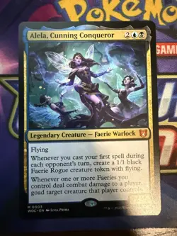 Alela, Cunning Conqueror M Commander: Wilds of Eldraine 3 NM - Image 1