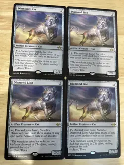 4x x4 MTG Diamond Lion Regular #225/303 Modern Horizons 2 Rare MH2 NM/M - Image 1