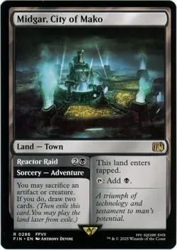 Midgar, City of Mako - 0286 - Final Fantasy - MTG - NM/M - Image 1