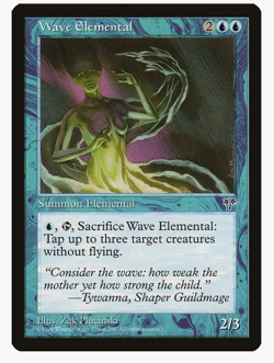 Wave Elemental - Mirage (MIR) Vintage Magic the Gathering (x4) PLAYSET MtG - Image 1