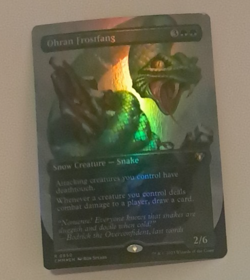 Ohran Frostfang Borderless FOIL NM Magic the Gathering Commander Masters MTG - Image 1