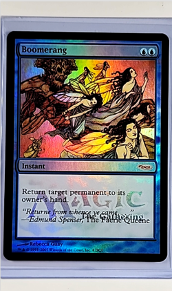 2007 MTG Magic the Gathering WPN DCI Promo Foil #4 Boomerang - Image 1