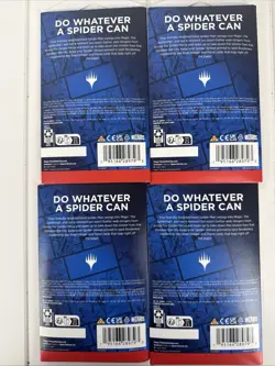 MTG: Magic The Gathering Marvel Spider-Man Play Sleeved Booster Packs Lot Of 4 - Image 2