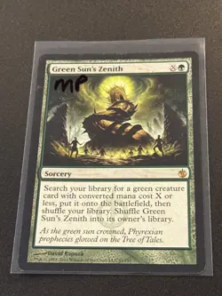 Mirrodin Besieged Green Sun's Zenith MTG Magic the Gathering MP - Image 1