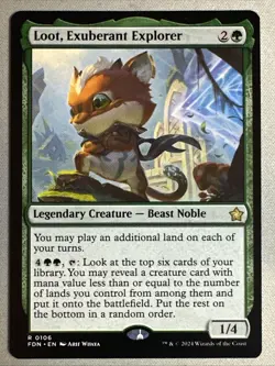 MTG / Loot, Exuberant Explorer / FDN / #106 / Regular / Rare / NM - Image 1