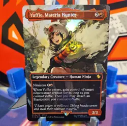 Yuffie, Materia Hunter - Chocobo Track Foil - Final Fantasy MTG - FIN #470 - Image 1