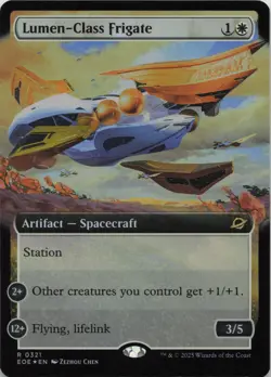 Lumen-Class Frigate (Extended Art) - FOIL - R Edge of Eternities 321 - MTG - Image 1