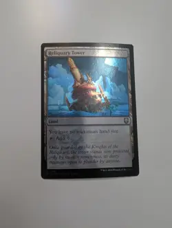 MTG - Reliquary Tower (Ripple Foil) - Commander: Modern Horizons 3 NM/M Cond - Image 1