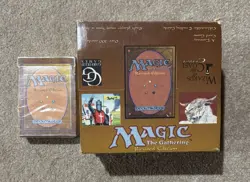 MTG CCG MAGIC THE GATHERING 3rd REVISED EDITION EMPTY BOXES & RULE BOOK ♨ - Image 1