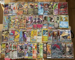 Pokemon TCG Jumbo Card Lot of 53 English Collectible Oversized Cards - All NM - Image 1