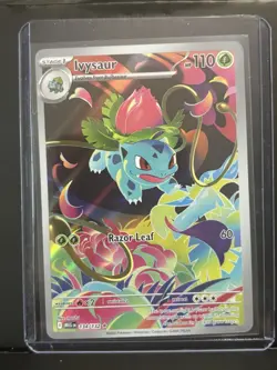 Ivysaur Illustration Rare 134/132 Near Mint Mega Evolution Pokemon TCG English - Image 1