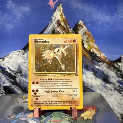 Hitmonlee - 7/62 Pokemon Fossil - Holo MP - Image 1